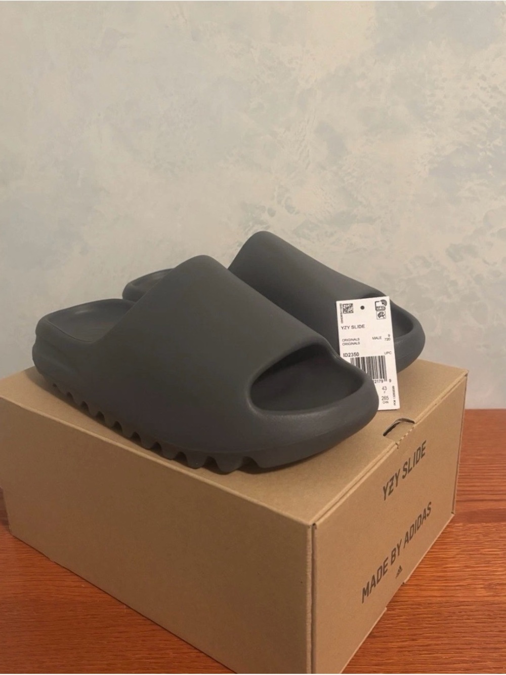adidas Yeezy Slide Sandals in Black